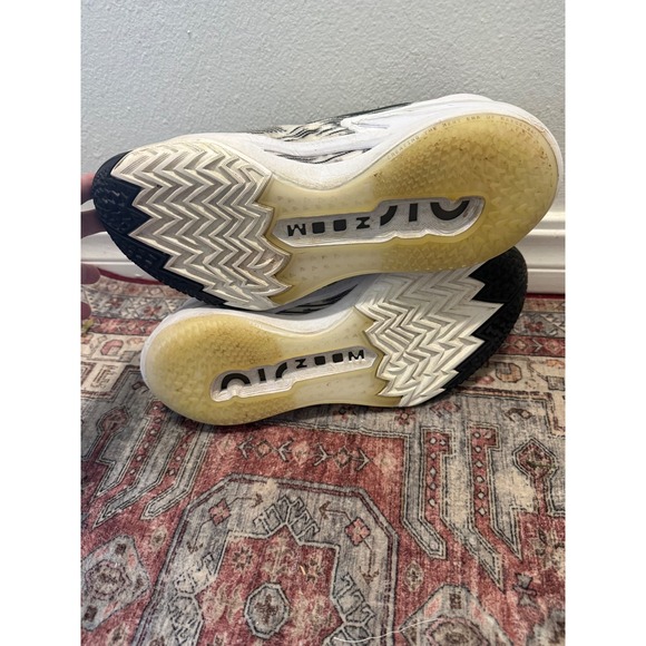 Nike Air Zoom GT Cut 2 White Black Basketball Shoes FJ8915-100‎ Mens 10.5 main image 4